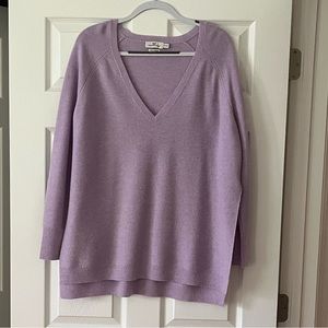 Vineyard Vines Cozy V-Neck Poncho Size XS/S Purple
